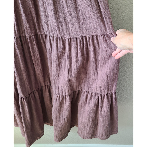 Anthropologie mauve Maxi Dress - Picture 2 of 12